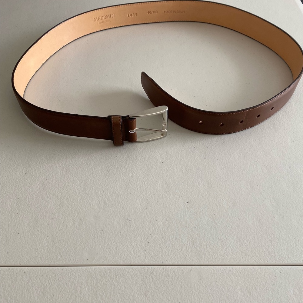 Oak Antique Calf Belt - UK size 100/US 36